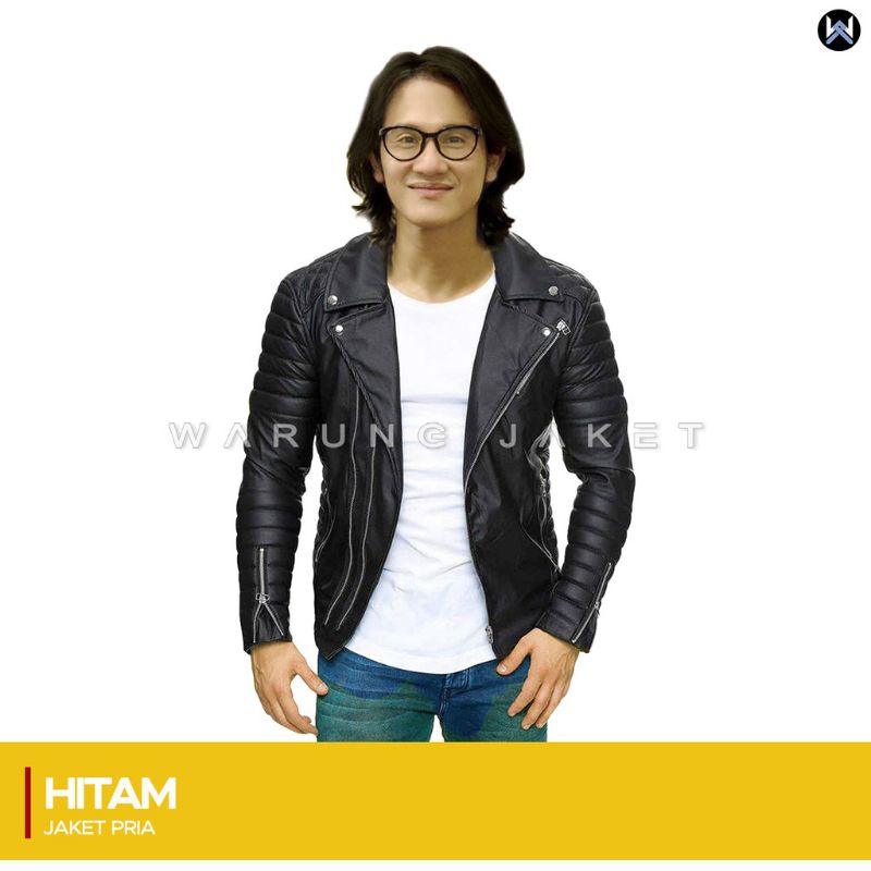 jaket kulit artis vino G bastian / Jaket Ramones Trendi / Jaket Ramones keren / Jaket Motor touring