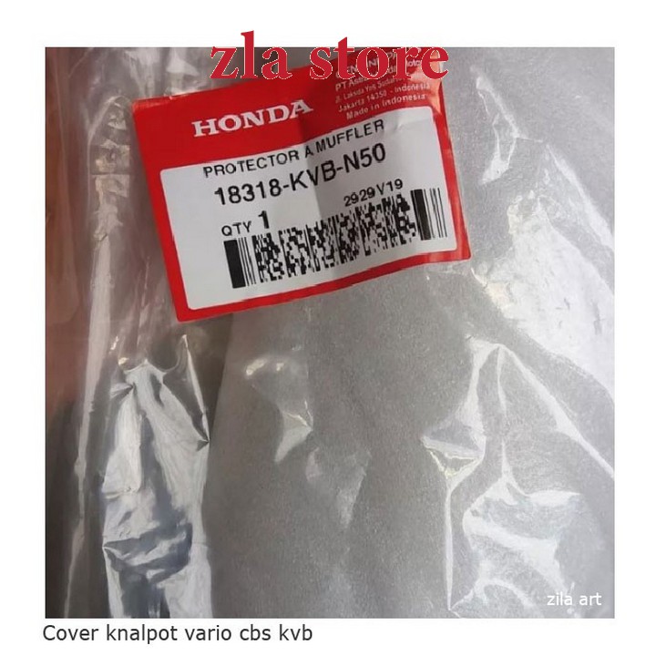 Cover Pelindung Tutup Knalpot Vario Cbs 18318 Kvb N50 Ahm Ori