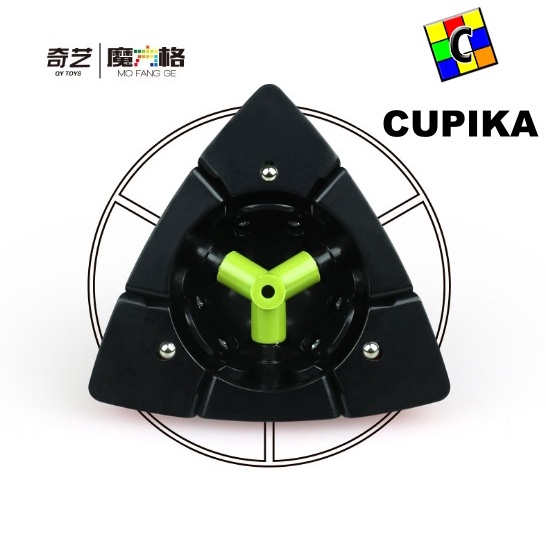 Rubik QiYi Corner Mastermorphix BlackBase Tile Pyraminx