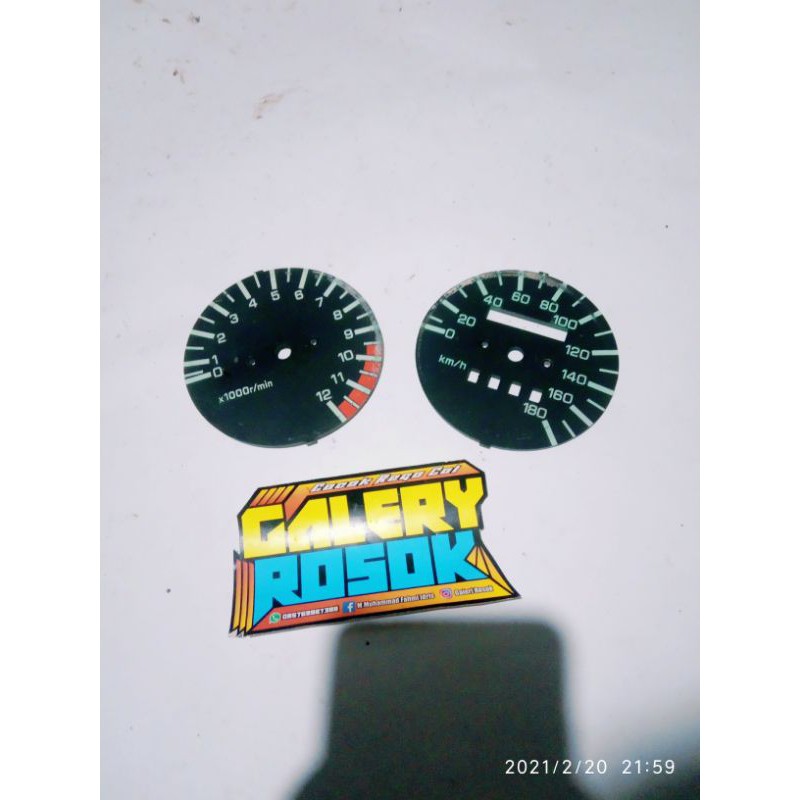 papan speedometer rx king master original bekas