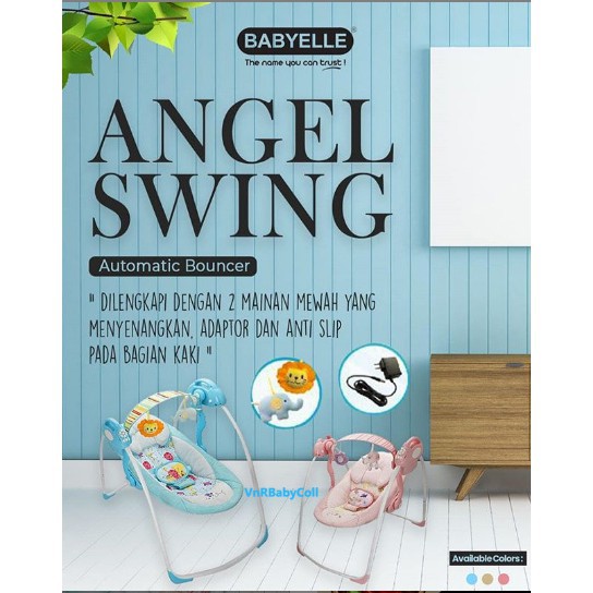 Makassar - Ayunan BabyElle Baby Bouncer Swing Automatic Babyelle Angel with MP3 Function SD Card