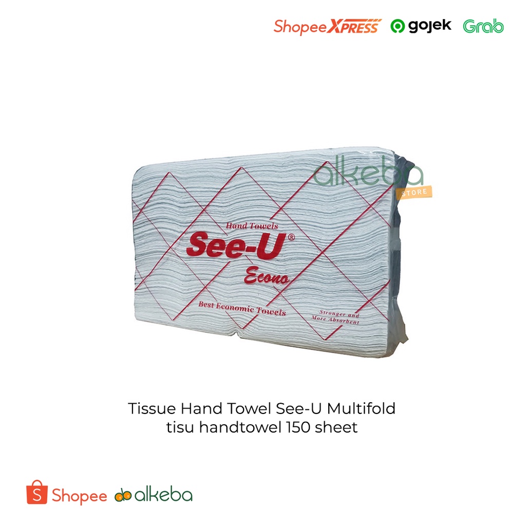 Tissue Hand Towel See-U Multifold tisu handtowel 150 sheet per pcs promo