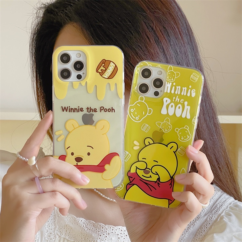 Hard Case Tpu Motif Winnie The Pooh Untuk Iphone 11 12 13pro 11PROMAX