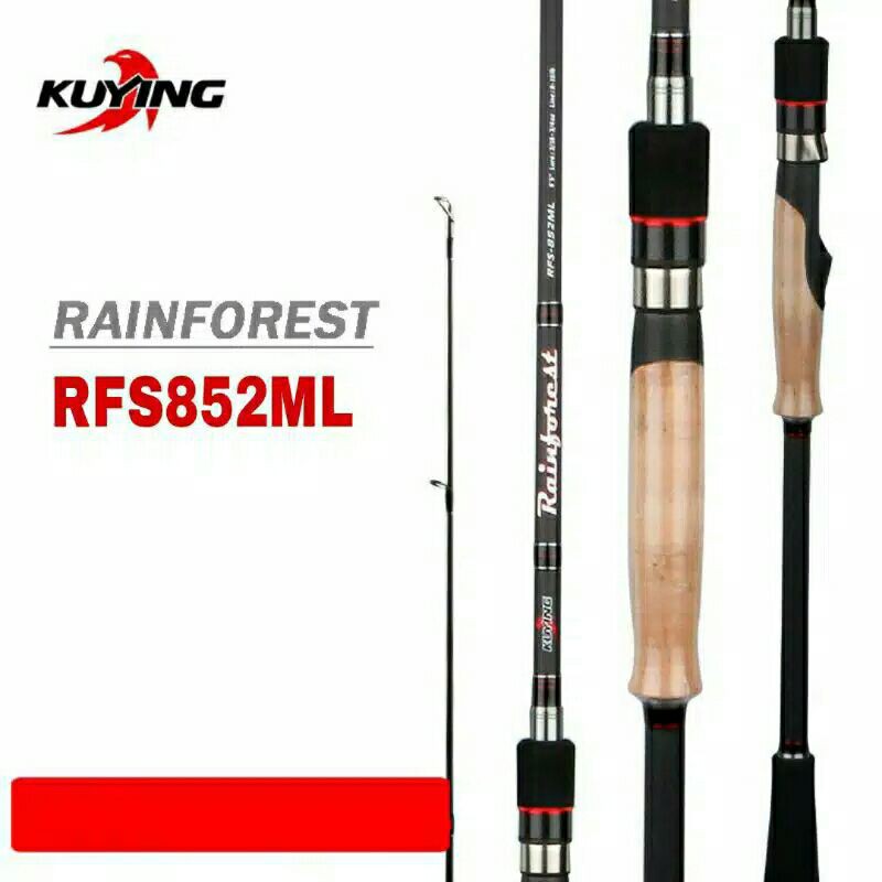 Rod Joran Casting Kuying Rainforest RFS852ML spin (Pack Pvc)