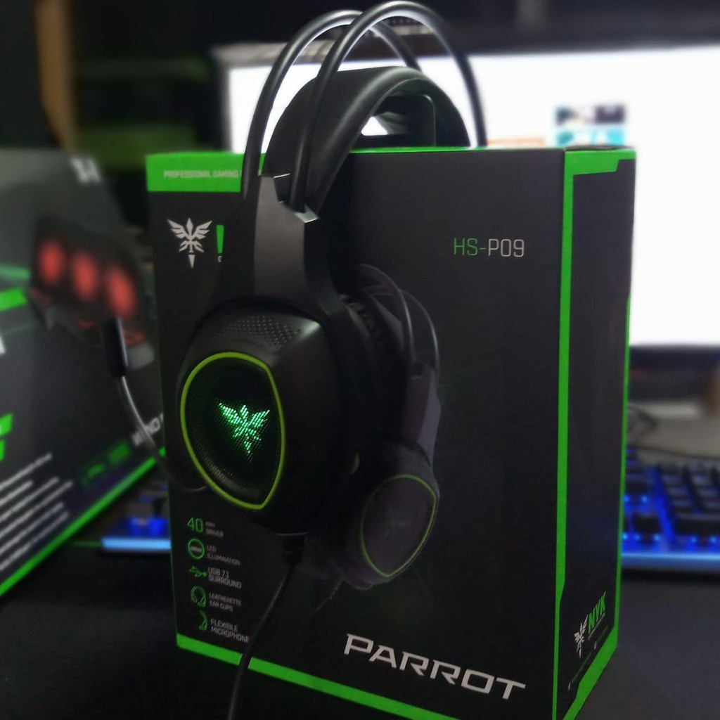 HEADSET GAMING NYK PARROT P09