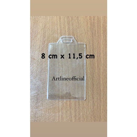 

Plastik ID Card / Plastik Panitia / Plastik Id Card / Name Tag 8 cm x 11.5 cm | 1 pack isi (100 pcs)