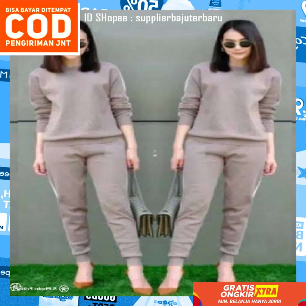 BAJU KAOS OLAHRAGA SENAM ZUMBA AEROBIK LARI GYM FITNESS YOGA TRAINING SPORT CEWEK WANITA POLOS ORI I