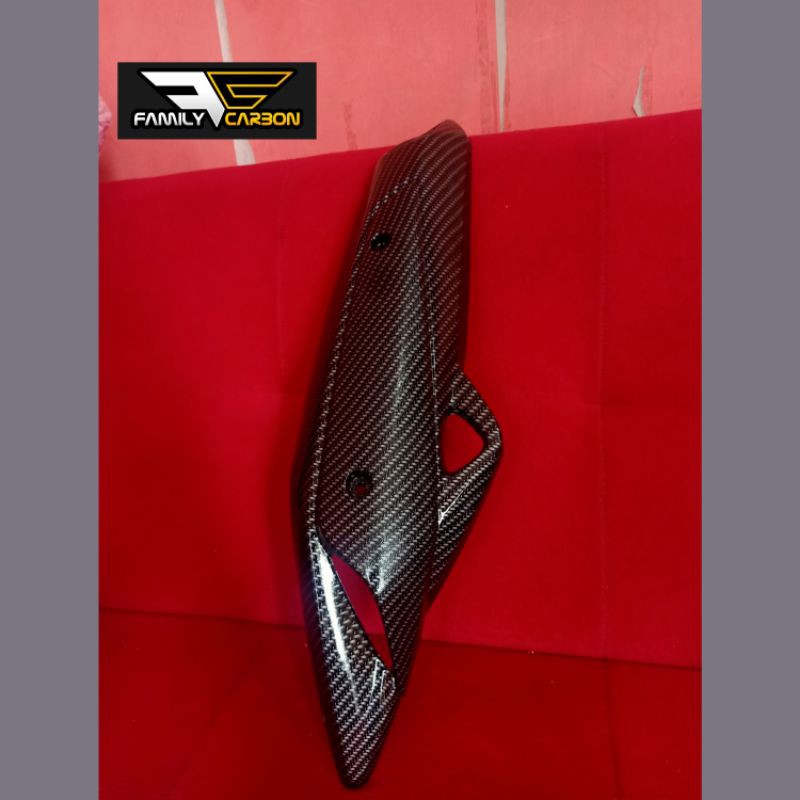 Cover Tutup tameng knalpot carbon nmax n max old lama kenalpot carbon