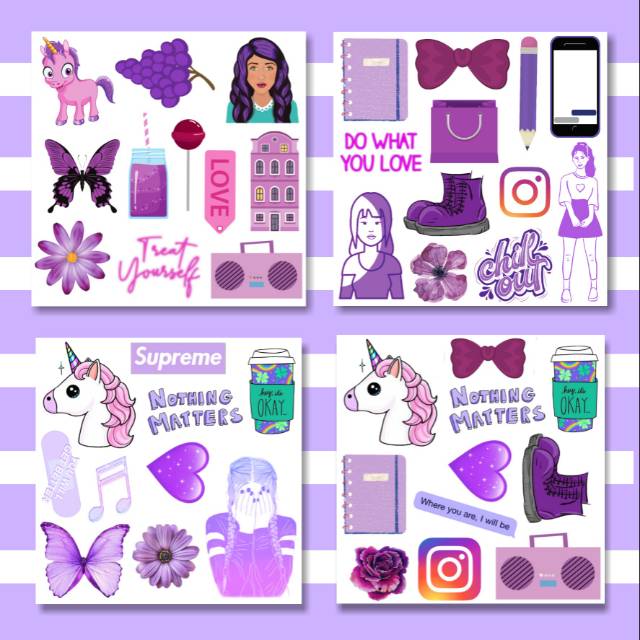 

Stiker tumblr versi Ungu