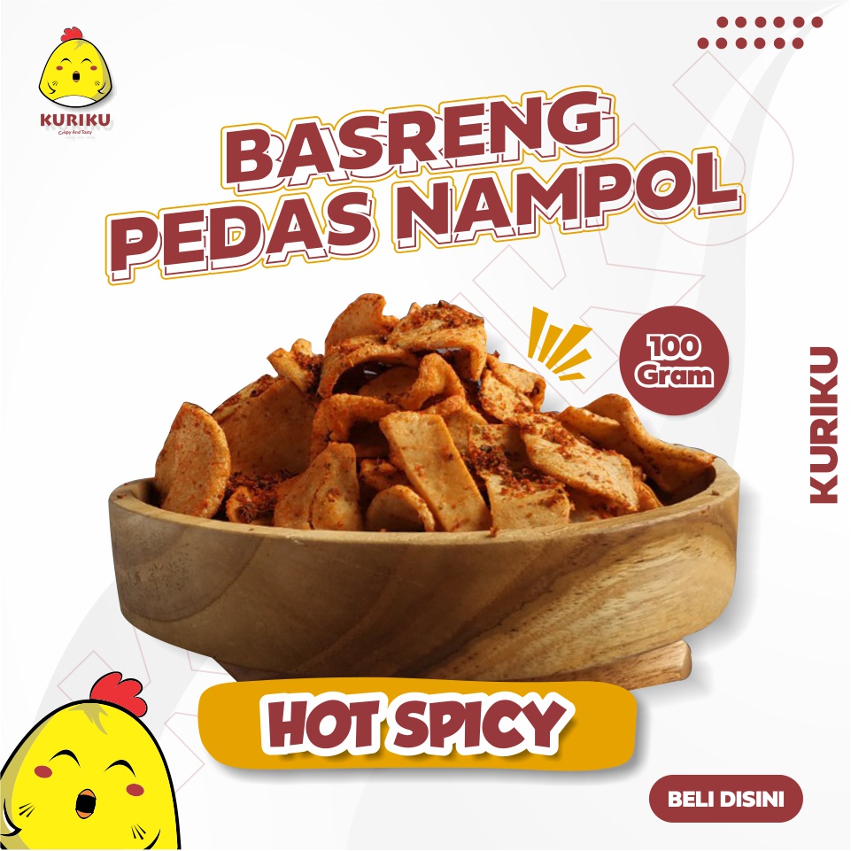 

Basreng pedas / Baso Goreng / Bakso Goreng 100gr