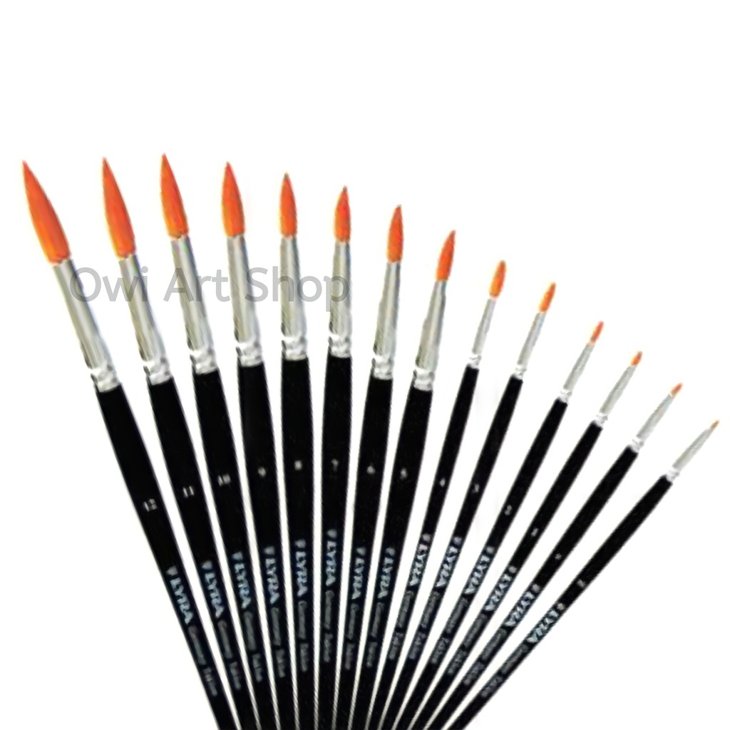 

Kuas Lyra Giotto - Round - No. 00-12 (satuan) - Kuas Lukis Lyra Round