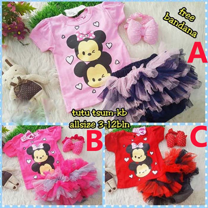 BAJU ANAK BAYI PEREMPUAN SETELAN BAJU TUTU LUCU Girl