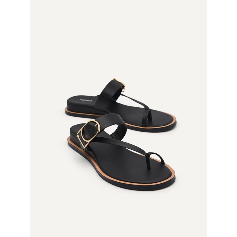 SANDAL JEPIT PEDRO WANITA ORIGINAL CASUAL BRANDED ASLI HITAM PW016