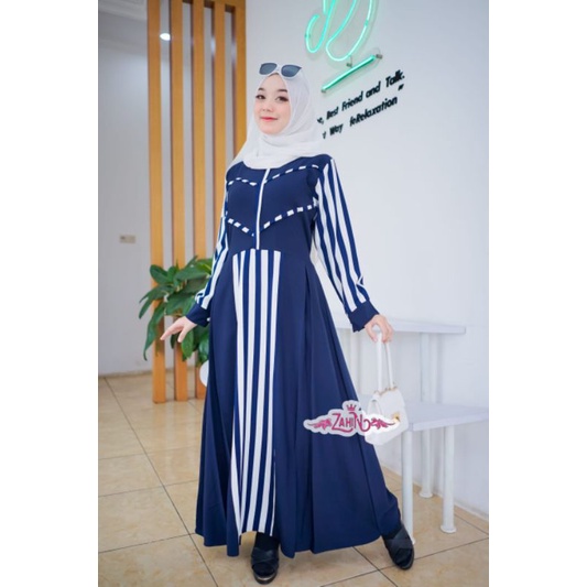 Gamis Zahin Kekinian Terbaru Itycrepe Premium Murah Ori Original
