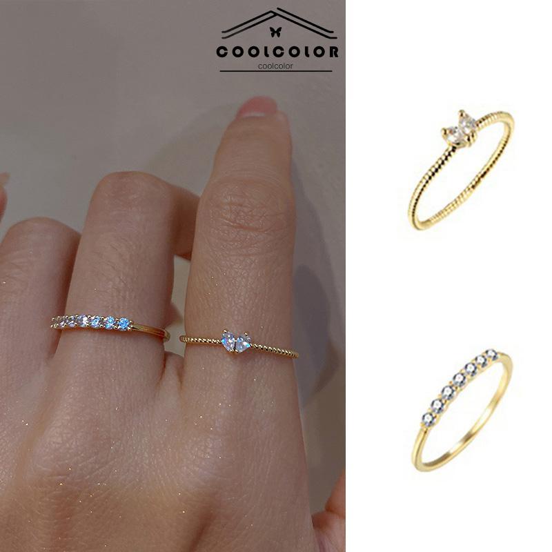 COD Cincin Indah Ringan Mewah Kecil Indah Cinta Jari Telunjuk Gadis- cl