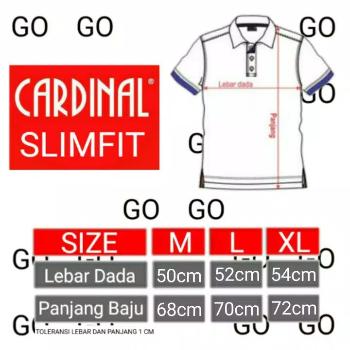 BB CIP CARDINAL KEMEJA CASUAL SLIMFIT Hem Pria Baju Cowok Pakaian Pria