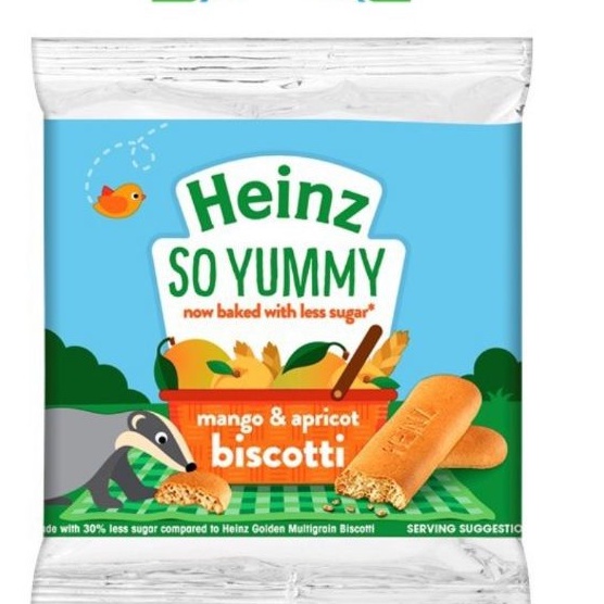 Heinz Biscotti 60g / Heinz Biskuit Bayi / BabyLexx