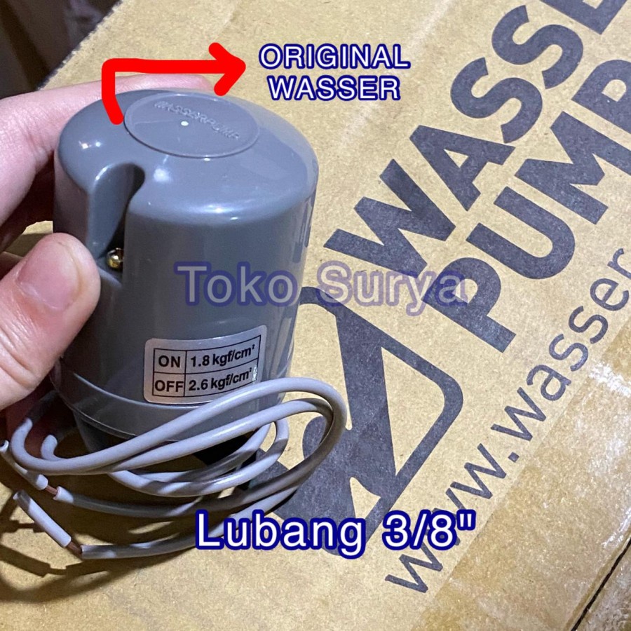 OTOMATIS WASSER PW 225 EA PRESSURE SWITCH WASSER PW 225 EA otomatis pompa air wasser shimizu pw 225 