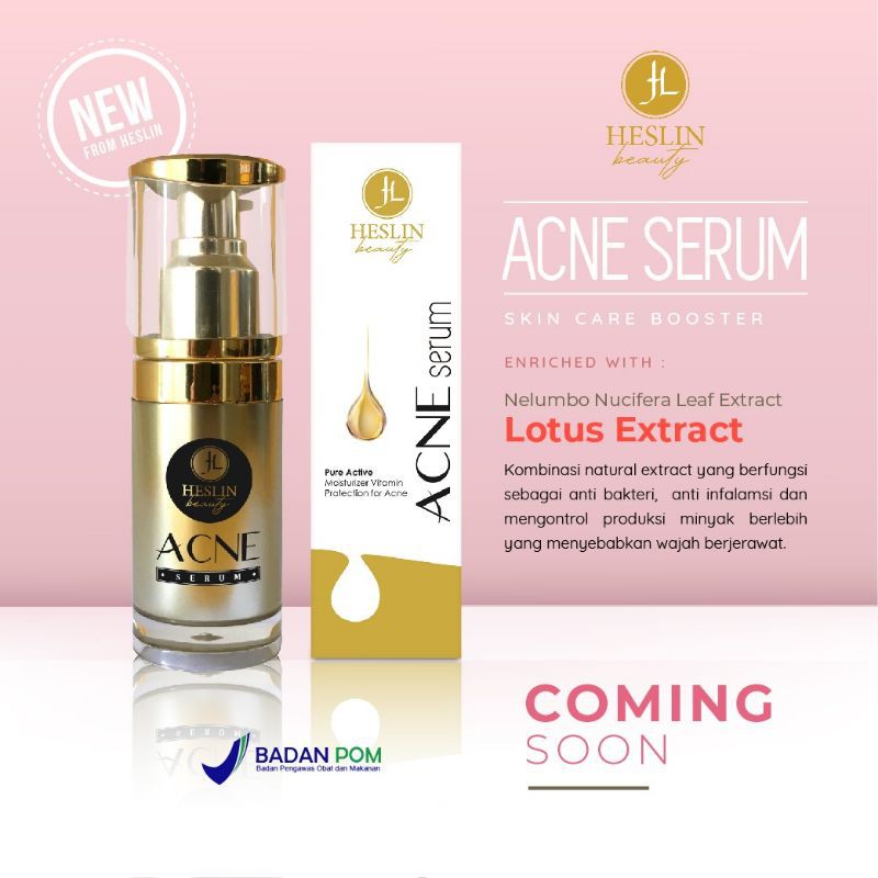 (SIAP KIRIM) SERUM HESLIN BEAUTY/HESLIN SERUM (WHITENING SERUM/ACNE SERUM/GLASSKIN SERUM)-4