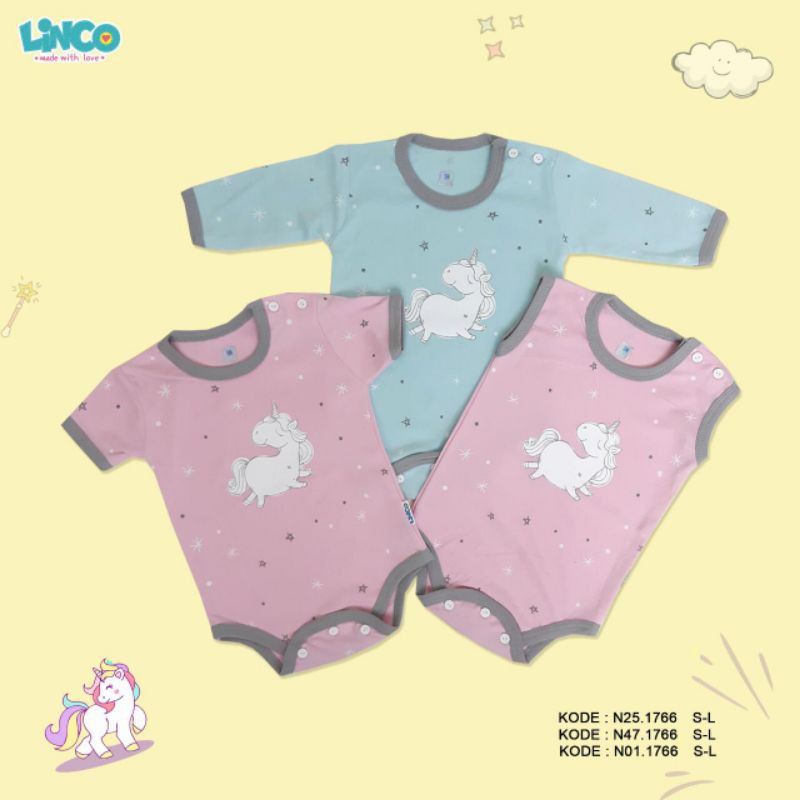 Baju Bayi Jumper Lengan Panjang LINCO | Jumpsuit Bayi