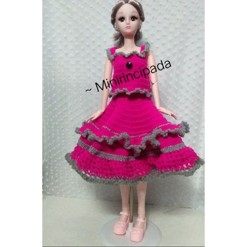 Baju rajut boneka barbie/bjd 60cm /( 1/3 )