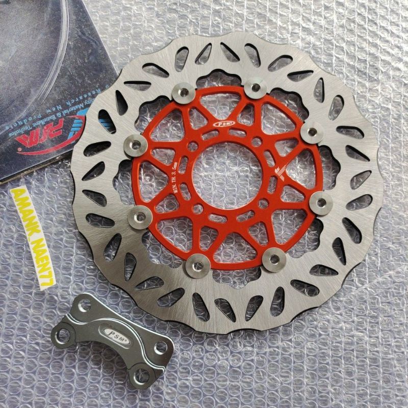 disc PSM piringan cakram PSM warna orange  260 mm + braket f1zr Jupiter
