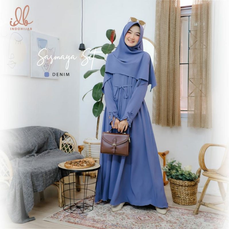 OPEN PO GAMIS SASMAYA SET BY IDB MOSLEM WEAR