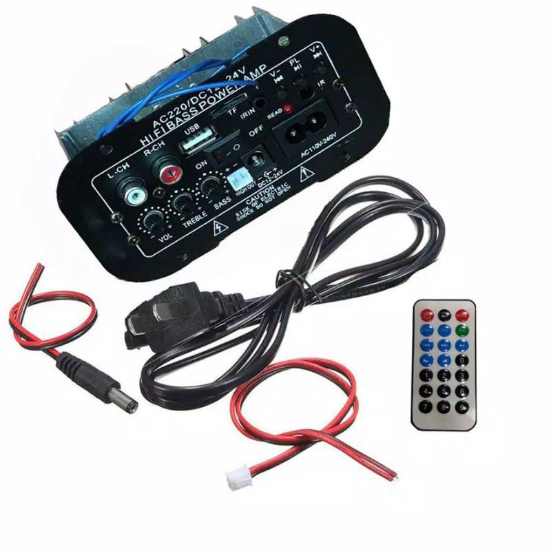 KIT MP3 BLUETOOTH PLUS AMPLIFIER 12V/24V DC 220V AC