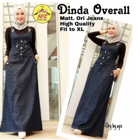 NEW!! DINDA OVERALL MATT JEANS WASH