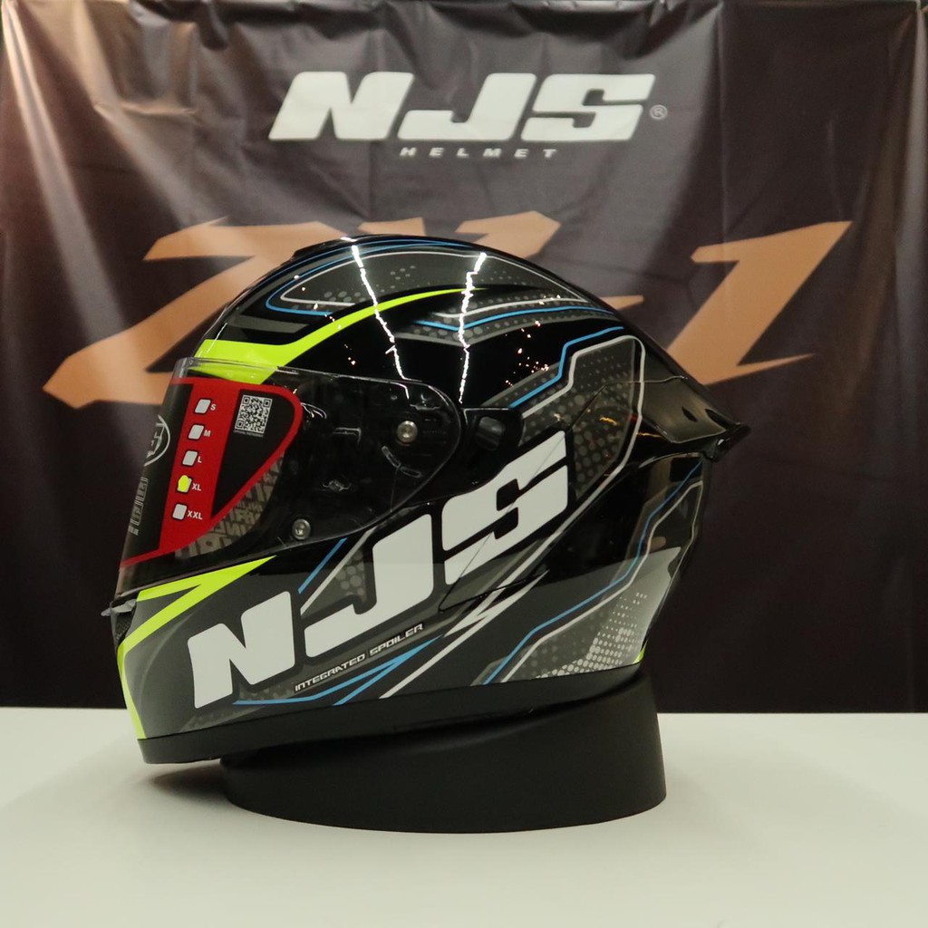 NJS ZX-1 Motif Furion Helm Fullface