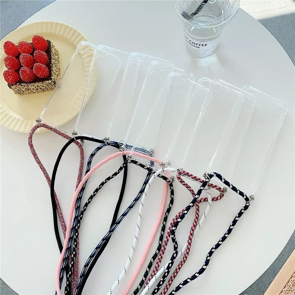 STRAP SLING TRANSPARAN CASE HP ASUS ZENFONE MAX PRO M1 ASUS ZENFONE MAX PRO M2 ASUS ZENFONE L1 ASUS 