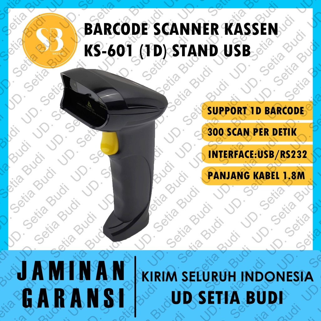 Barcode Scanner Kassen KS 601/KS-601/KS601 1D Stand USB