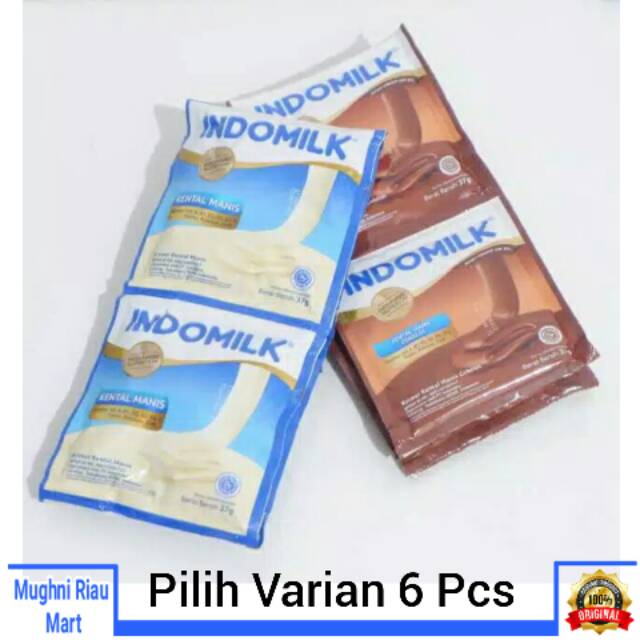 

Indomilk Susu Kental Manis 6 Pcs