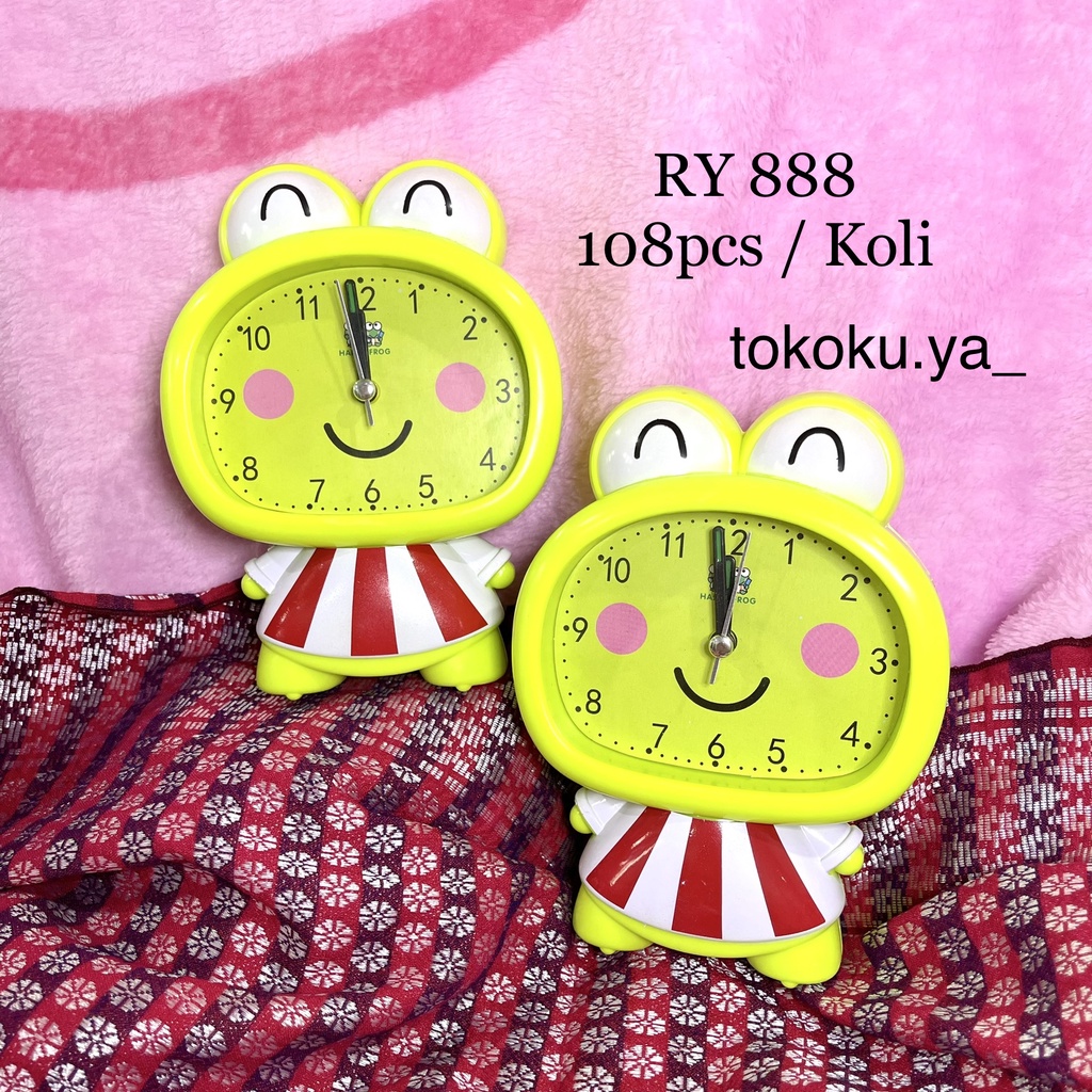 Clock Jam weker Jam MURAH jam Keropi Beker Alarm Lucu Jam Meja