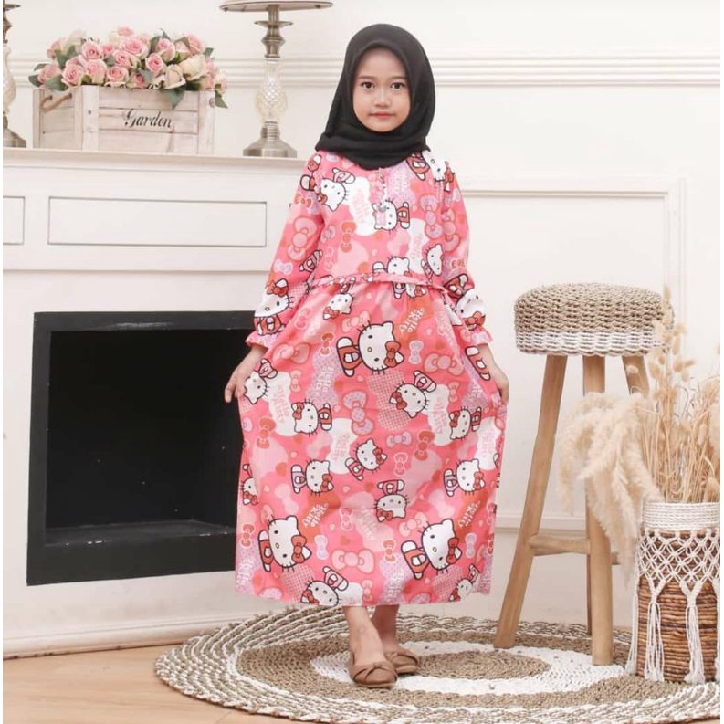 GAMIS KATUN ANAK USIA 5-7 TAHUN