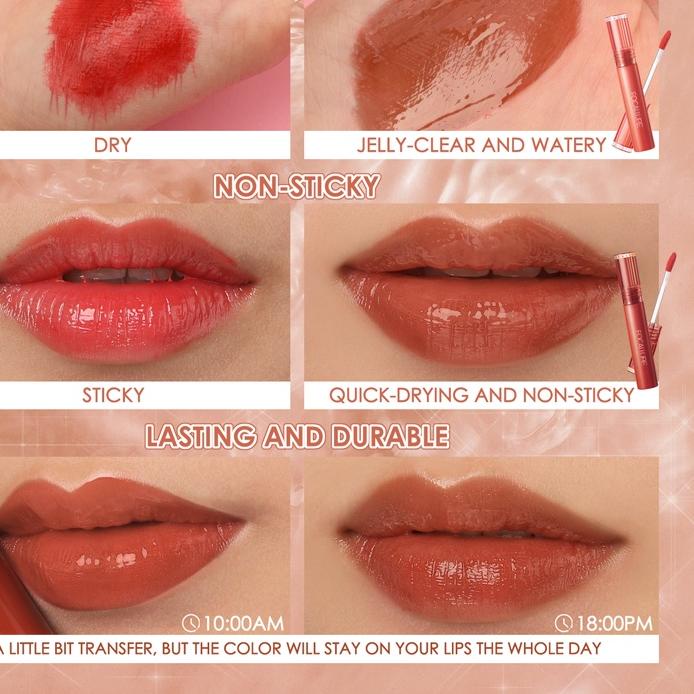 ♣ FOCALLURE Jelly Clear Dewy Lip Tint Focallure --Lip Gloss Focallure Lipstik Focallure Liptint Foca