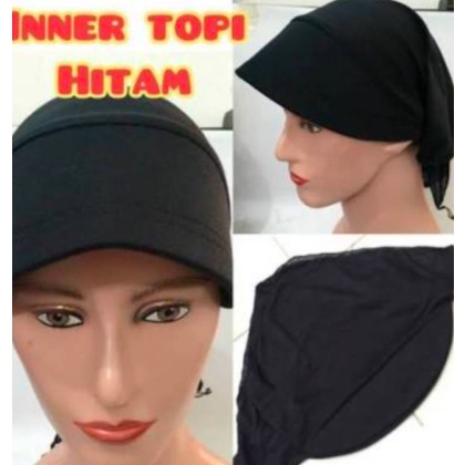 Ciput Pet Topi Segitiga / Kerudung / Daltop Tali Belakang / TANPA KONDE