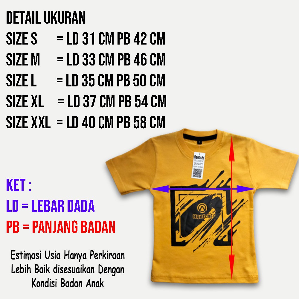 Baju Anak / Kaos Anak Distro Agatchi - Abstrak / Kotak