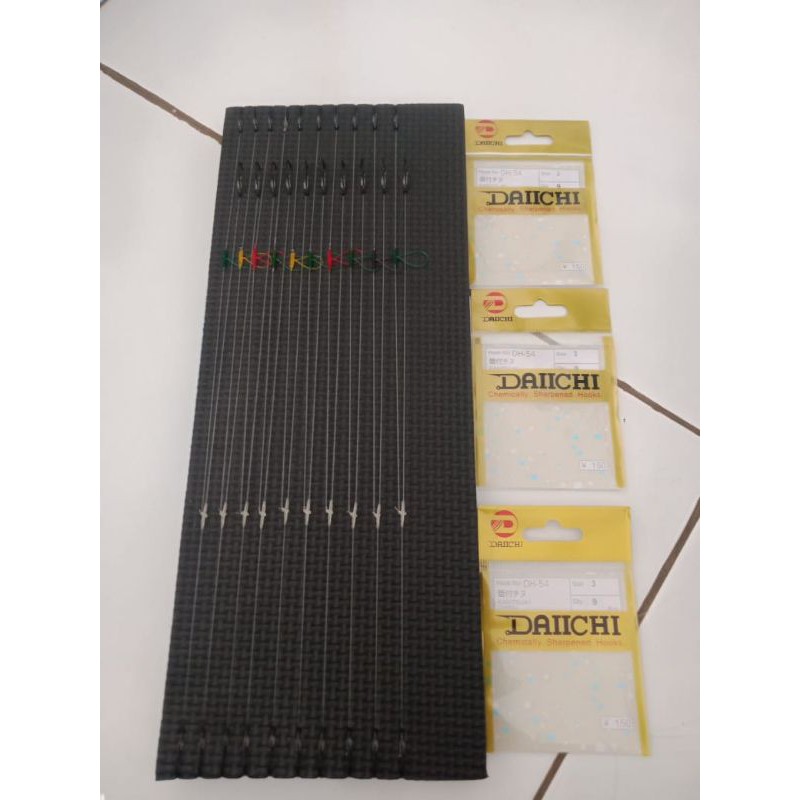 Rangkaian kail Cabang 3 Mata kail Daiichi
