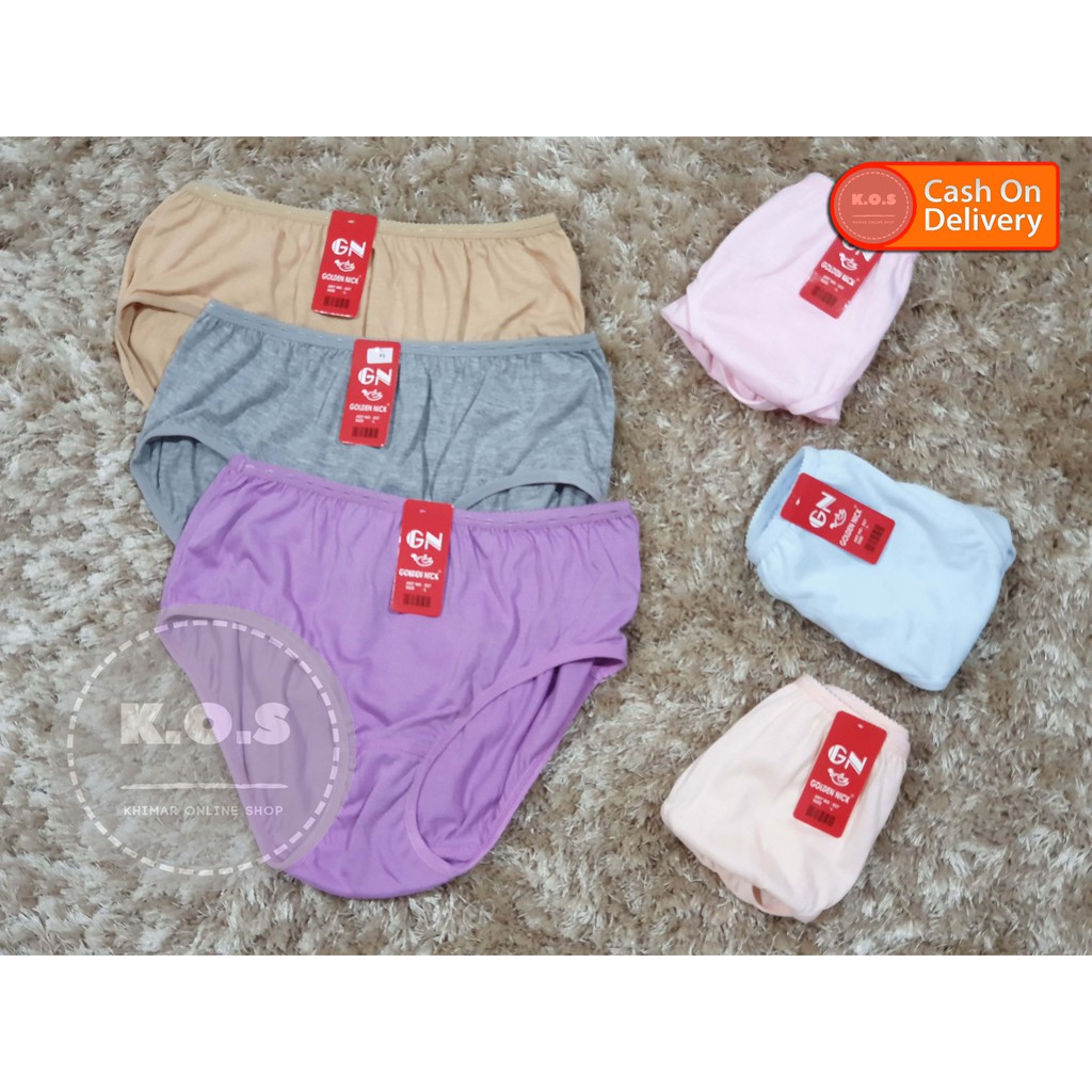 celana dalam wanita goldennick cd undies gn warna cerah size m,l,xl,xxl