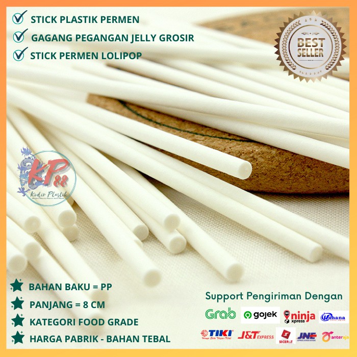 

Stick Plastik Permen / Lolipop Stick Permen / Gagang Pegangan Jelly