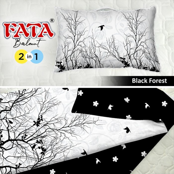 Selimut Dewasa FATA - Balmut / Bantal Selimut Black Forest(R6Z5) Selimut Bulu Selimut Lembut Selimut