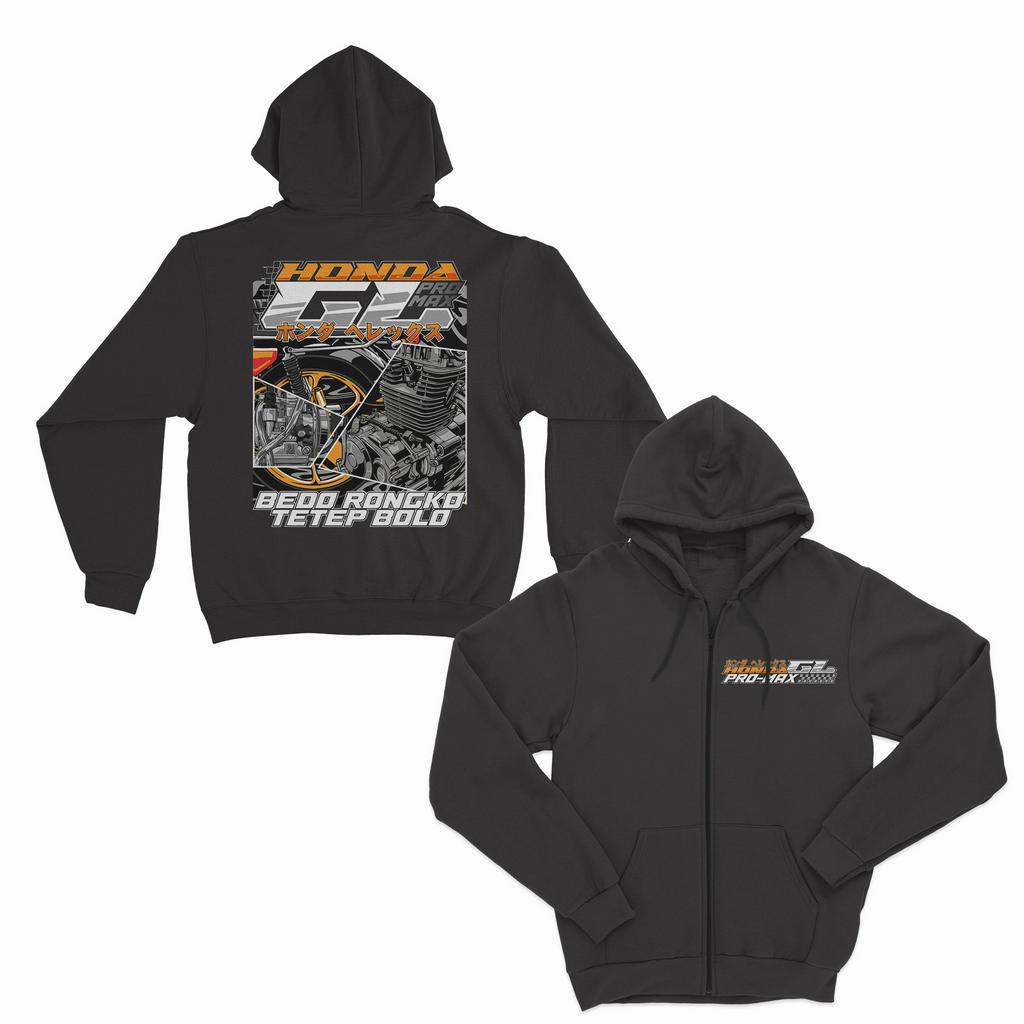 JAKET ZIPPER HONDA GL PRO MAX BIG SIZE JUMBO