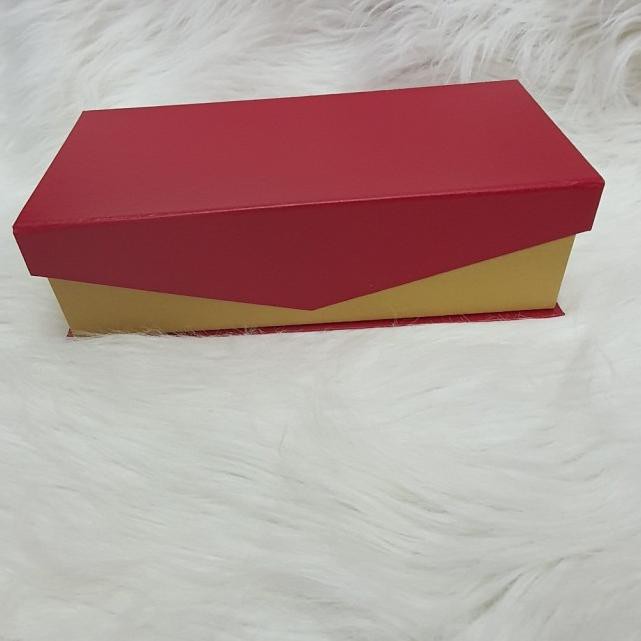 

N*E*W!!>>995LU Box Lapis Legit 11x22x8cm / kotak kue imlek hard box - Red Gold