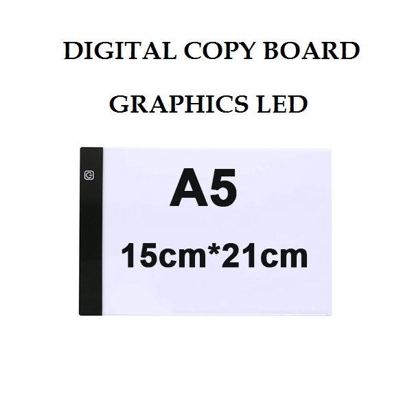 Graphics LED Drawing Board A5 Size with Three-Level Dimming Backlight