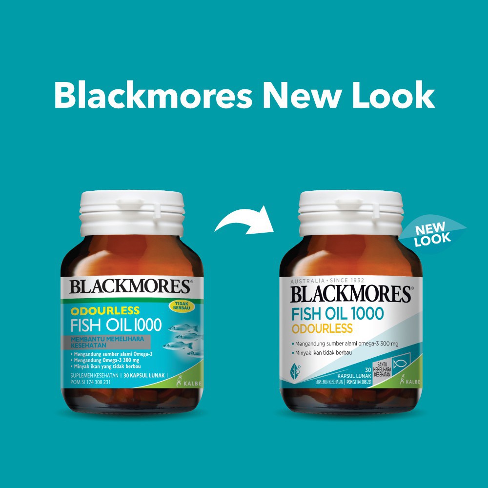 Blackmores Odourless Fish Oil 1000 isi 30