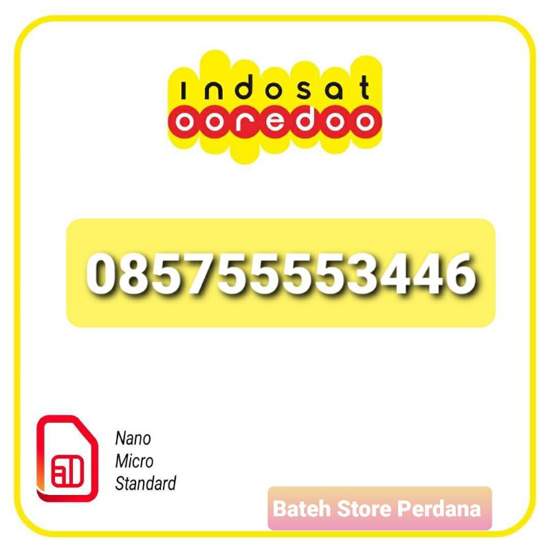 NOMOR CANTIK INDOSAT SERI KWARTED 5