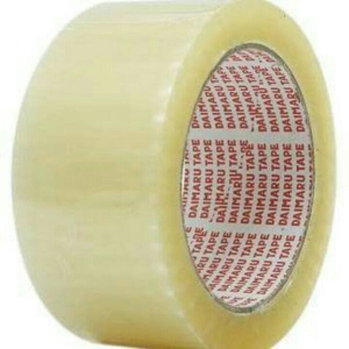 

Lakban Transparan / Bening Daimaru 2 Inch 90 Yard / Iso Promo