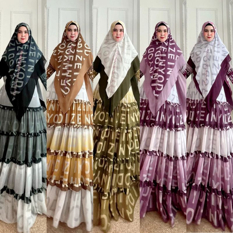 DRESS NARAYA PREMIUM SET ORI BY YODIZEN SYARI