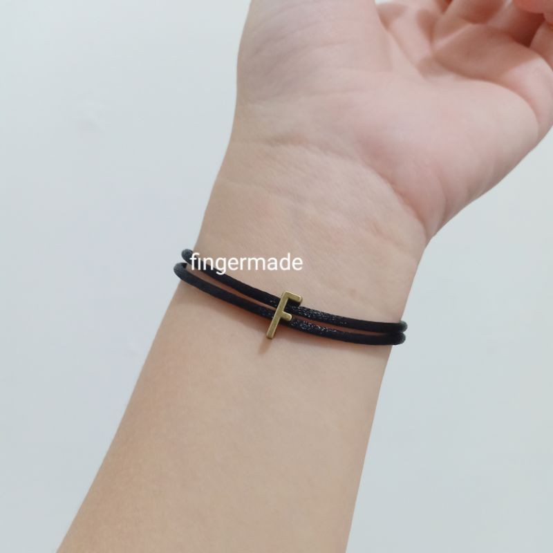 Fingermade Gelang Inisial Sliding